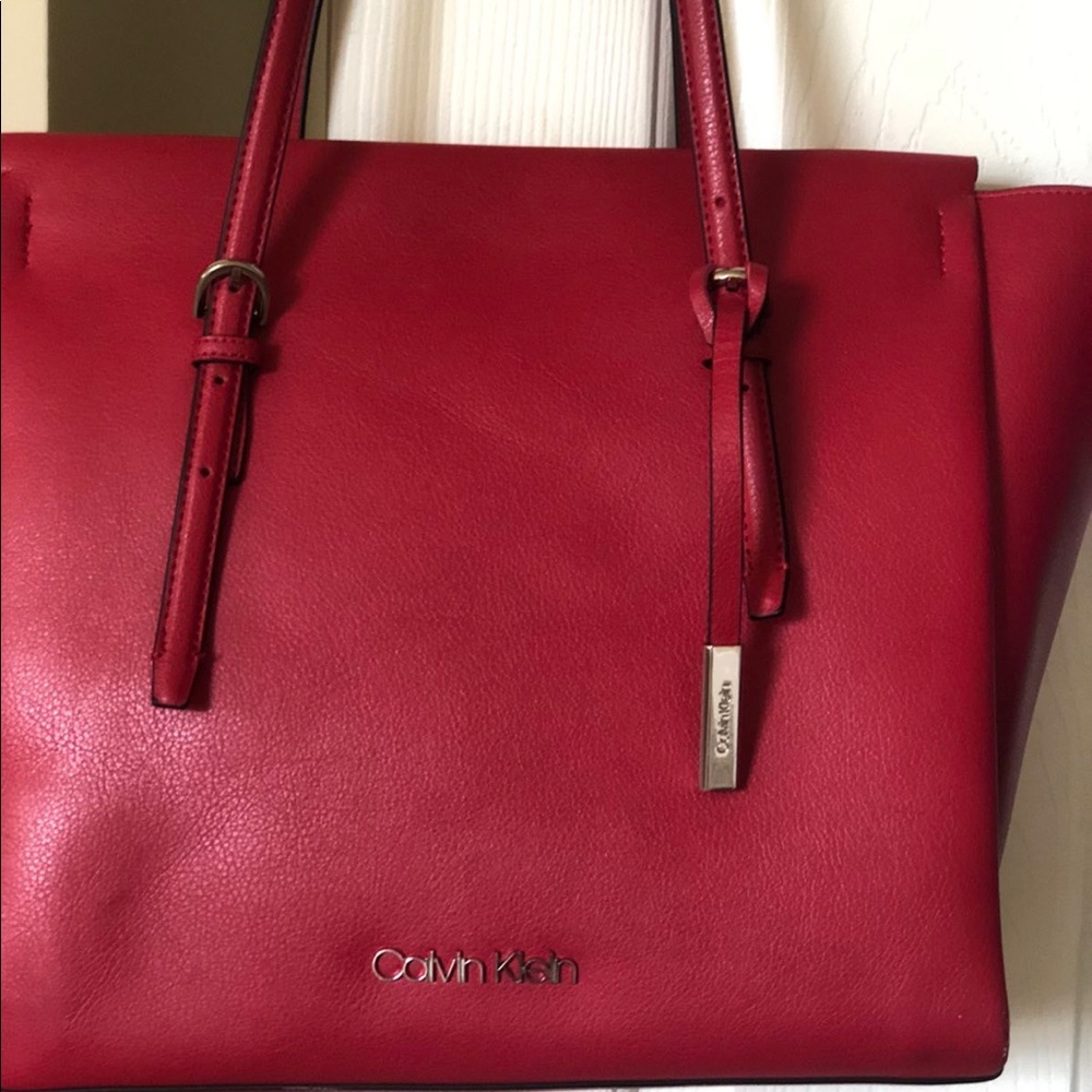 COPY - Beautiful red Calvin Klein big bag